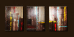 Predám cely 150 x 70 cm 3kusový moderný obraz maľovaný akryl – fotka 2